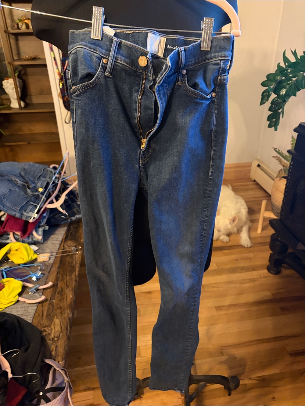 MOTHER The Audrey Jean Women’s Blue Denim Jeans
